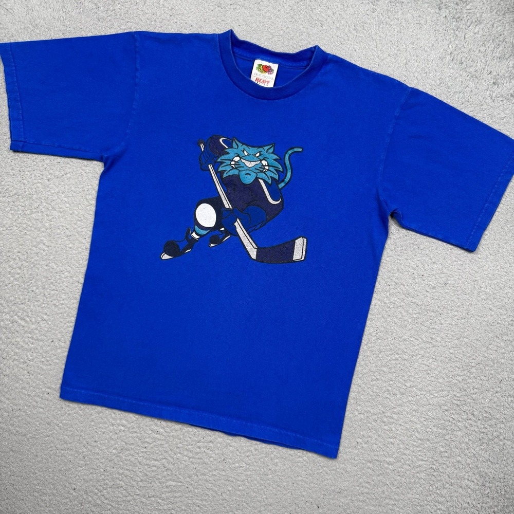 Vintage Y2K Worcester‎ Ice Cats Hockey T-shirt